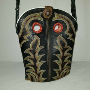 Tony Lama Cowboy Boot Shoulder Bag / Purse